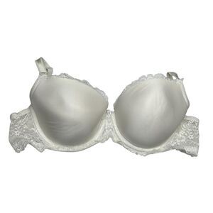 Victoria’s Secret white lined demi dream angels lace bra 34D